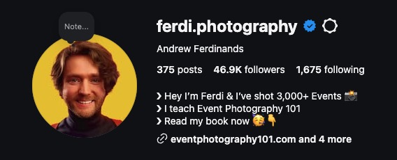 ferdi.photography Instagram profile: 46.9k followers, 375 posts